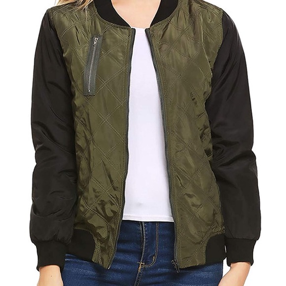 THINK VINTAGE ONLINE Jackets & Blazers - 💣 You tha bomb Fall Woman’s Green Quilted Jacket